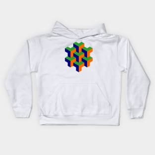 Geometric Tripod Design Kids Hoodie